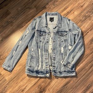 Lily & Lottie distressed denim jacket